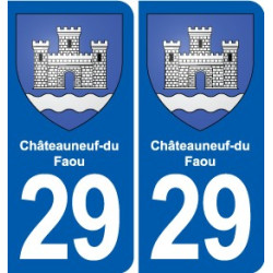 29 Guilers blason autocollant plaque stickers ville