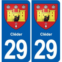 29 Lesneven blason autocollant plaque stickers ville