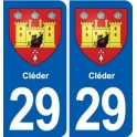 29 Lesneven blason autocollant plaque stickers ville