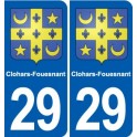29 Penmarch blason autocollant plaque stickers ville