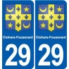 29 Penmarch blason autocollant plaque stickers ville
