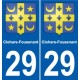 29 Penmarch blason autocollant plaque stickers ville