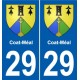 29 Penmarch blason autocollant plaque stickers ville