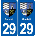 29 Penmarch logo autocollant plaque stickers ville