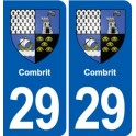 29 Penmarch logo autocollant plaque stickers ville