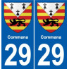 29 Penmarch blason autocollant plaque stickers ville