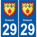 29 Penmarch blason autocollant plaque stickers ville
