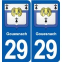29 Penmarch blason autocollant plaque stickers ville