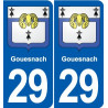 29 Penmarch blason autocollant plaque stickers ville