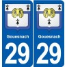 29 Penmarch blason autocollant plaque stickers ville