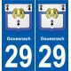29 Penmarch blason autocollant plaque stickers ville