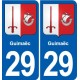 29 Penmarch blason autocollant plaque stickers ville