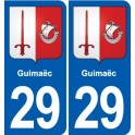29 Penmarch blason autocollant plaque stickers ville
