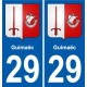 29 Penmarch blason autocollant plaque stickers ville