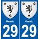 29 Penmarch blason autocollant plaque stickers ville
