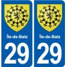 29 Penmarch blason autocollant plaque stickers ville