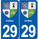 29 Penmarch logo autocollant plaque stickers ville