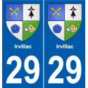 29 Penmarch logo autocollant plaque stickers ville