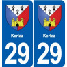 29 Penmarch blason autocollant plaque stickers ville