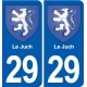 29 Penmarch blason autocollant plaque stickers ville