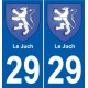 29 Penmarch blason autocollant plaque stickers ville