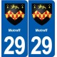 29 Penmarch blason autocollant plaque stickers ville