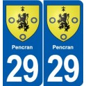 29 Penmarch blason autocollant plaque stickers ville