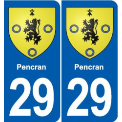 29 Penmarch blason autocollant plaque stickers ville