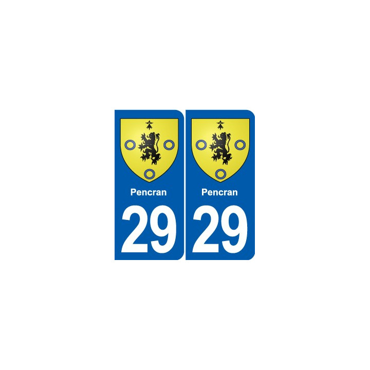 29 Penmarch blason autocollant plaque stickers ville