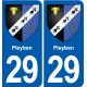 29 Penmarch blason autocollant plaque stickers ville