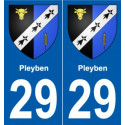 29 Penmarch blason autocollant plaque stickers ville