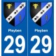 29 Penmarch blason autocollant plaque stickers ville