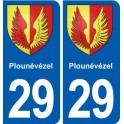29 Penmarch blason autocollant plaque stickers ville
