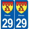 29 Penmarch blason autocollant plaque stickers ville