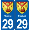 29 Penmarch blason autocollant plaque stickers ville