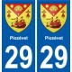29 Penmarch blason autocollant plaque stickers ville