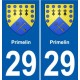 29 Penmarch blason autocollant plaque stickers ville