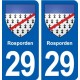 29 Penmarch blason autocollant plaque stickers ville