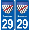 29 Penmarch blason autocollant plaque stickers ville