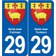 29 Penmarch blason autocollant plaque stickers ville