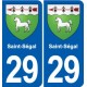 29 Penmarch blason autocollant plaque stickers ville