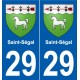 29 Penmarch blason autocollant plaque stickers ville