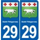 29 Penmarch blason autocollant plaque stickers ville