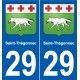 29 Penmarch blason autocollant plaque stickers ville