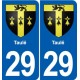29 Penmarch blason autocollant plaque stickers ville