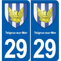 29 Penmarch logo autocollant plaque stickers ville