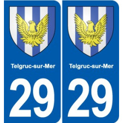 29 Penmarch logo autocollant plaque stickers ville