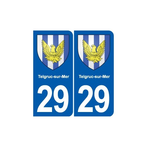 29 Penmarch logo autocollant plaque stickers ville