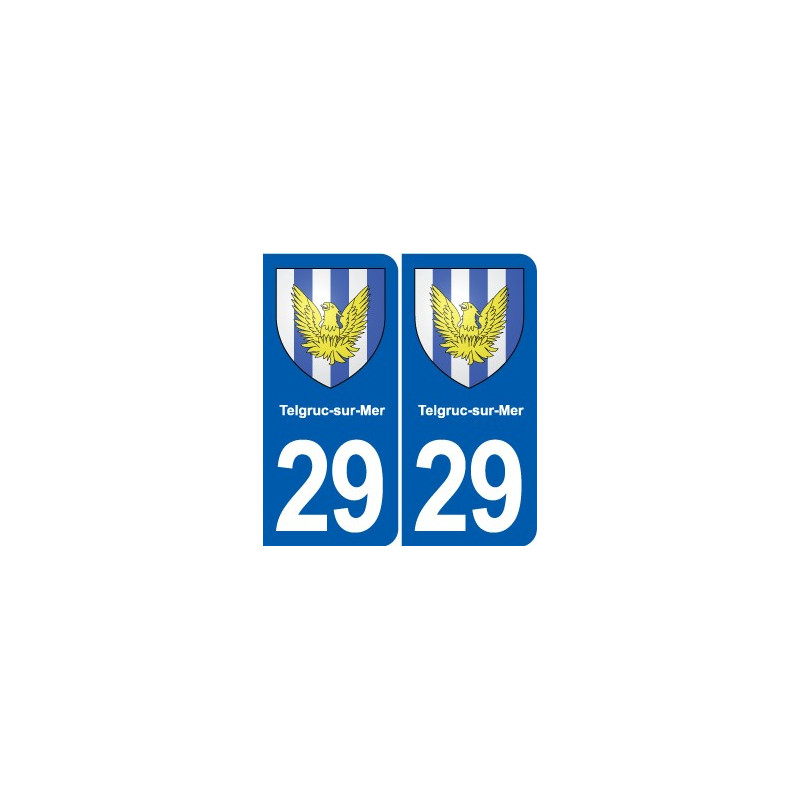 29 Penmarch logo autocollant plaque stickers ville