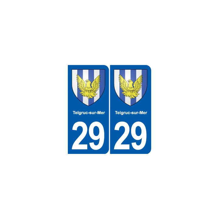29 Penmarch logo autocollant plaque stickers ville